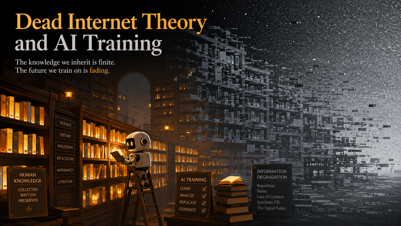 Dead Internet Theory and AI Training