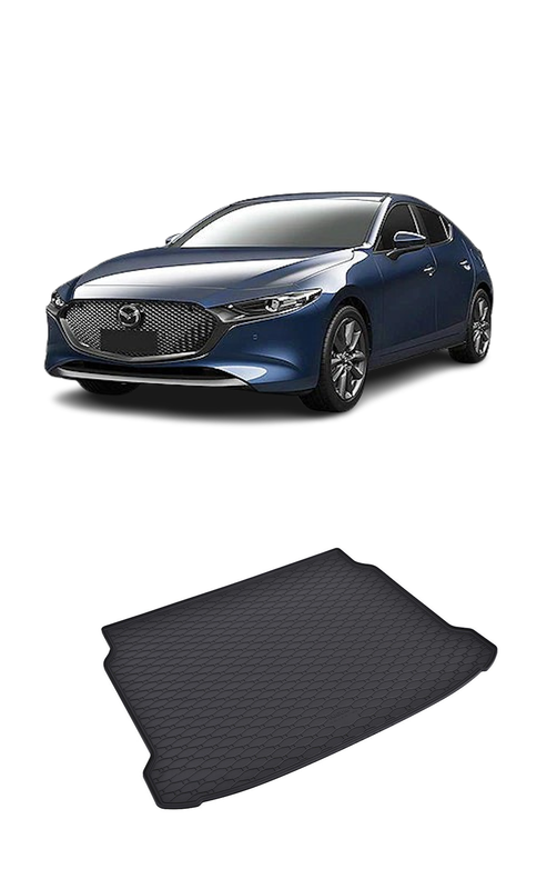 Tavita auto MAZDA 3 Hatchback 2019-prezent, protectie portbagaj, Cri-Flo, din cauciuc 100%, compatibil cu autoturismul MAZDA 3 Hatchback