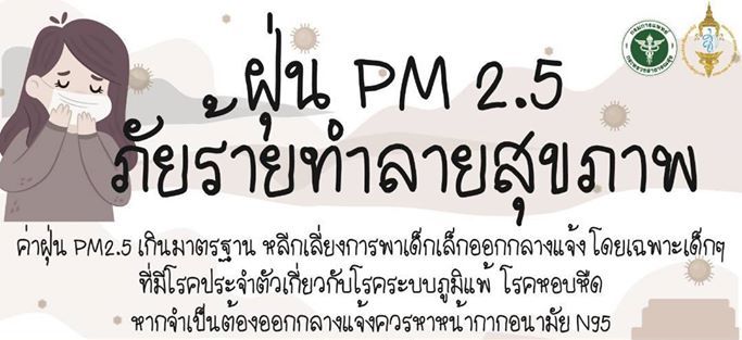 ฝุ่น PM 2.5 ภัยร้ายทำลายสุขภาพเด็ก