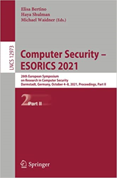 Computer Security - ESORICS 2021