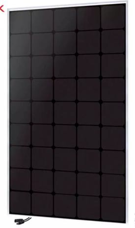 panneau solaire noir plus long