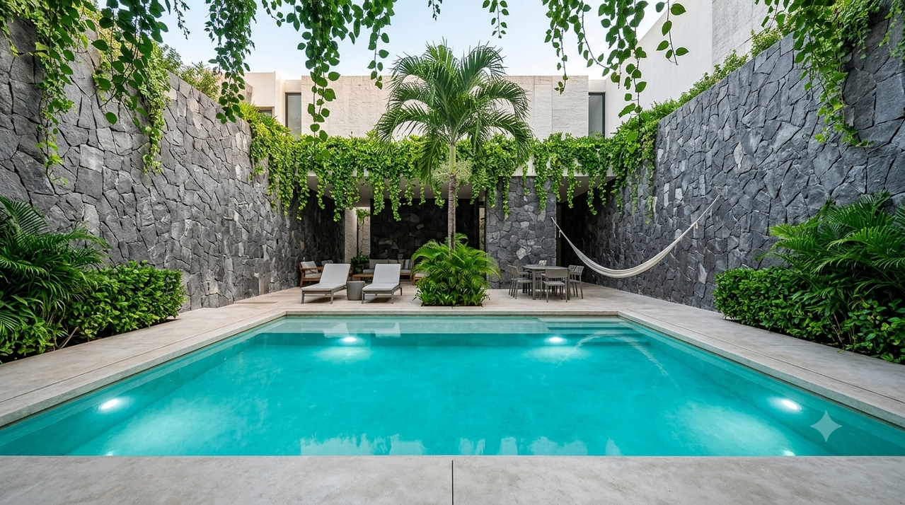 Private pool Casa La Ermita, Historic Center Mérida