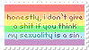 Honestly I don't give a fuck if you think my sexuality is a sin it wasn't made to impress you cry a river build a bridge and get over it