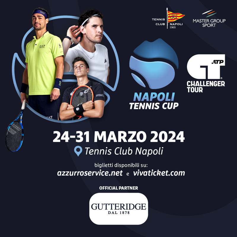 Gutteridge official sponsor della Napoli Tennis Cup Gutteridge official sponsor della Napoli Tennis Cup