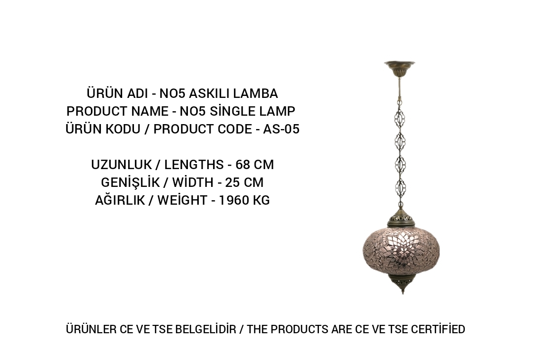 AS-05 mosaic lamp