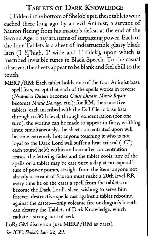 Tablets of Dark Knowledge