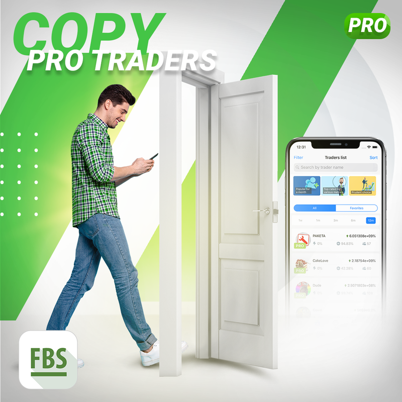 الميزة الجديدة جاهزة للاستخدام في تطبيق FBS CopyTrade ! Pro-Trader