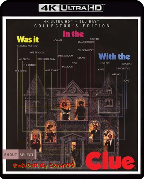 Trop / Clue (1985) MULTI.Hybrid.HDR.DoVi.2160p.BDRemux.FLAC.AC3-ChrisVPS / LEKTOR i NAPISY