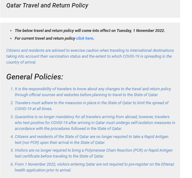 Qatar pone fin a los requisitos de entrada - Viajar a Doha y Qatar - Forum Middle East and Central Asia