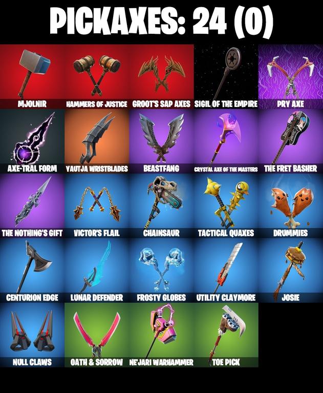 pickaxes comp