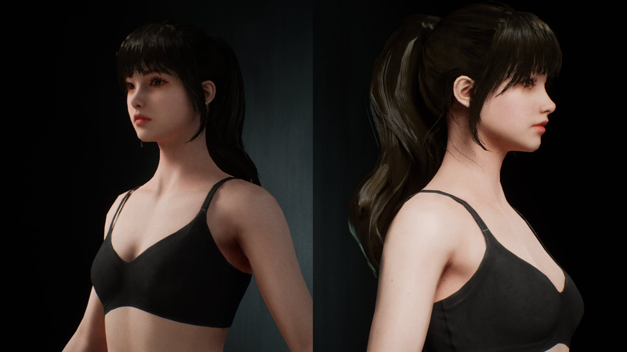 Cute Girl (Unreal Engine 4.26 - 4.27, 5.0 - 5.3)