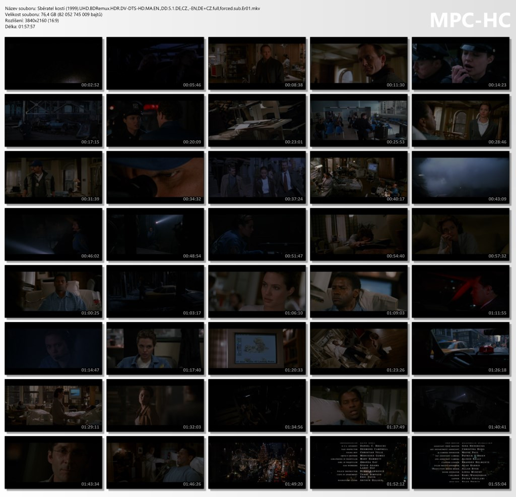 Sběratel kostí 1999 UHD BDRemux HDR dv