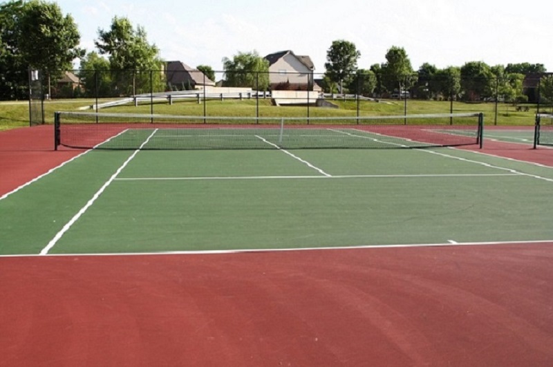 Asphalt Tennis Court