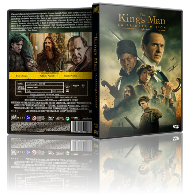 Portada - The King's Man: La Primera Misión [2021] [DVD9Full] [Pal] [Cast/Ing/Fr] [Sub:Varios] [Thriller]