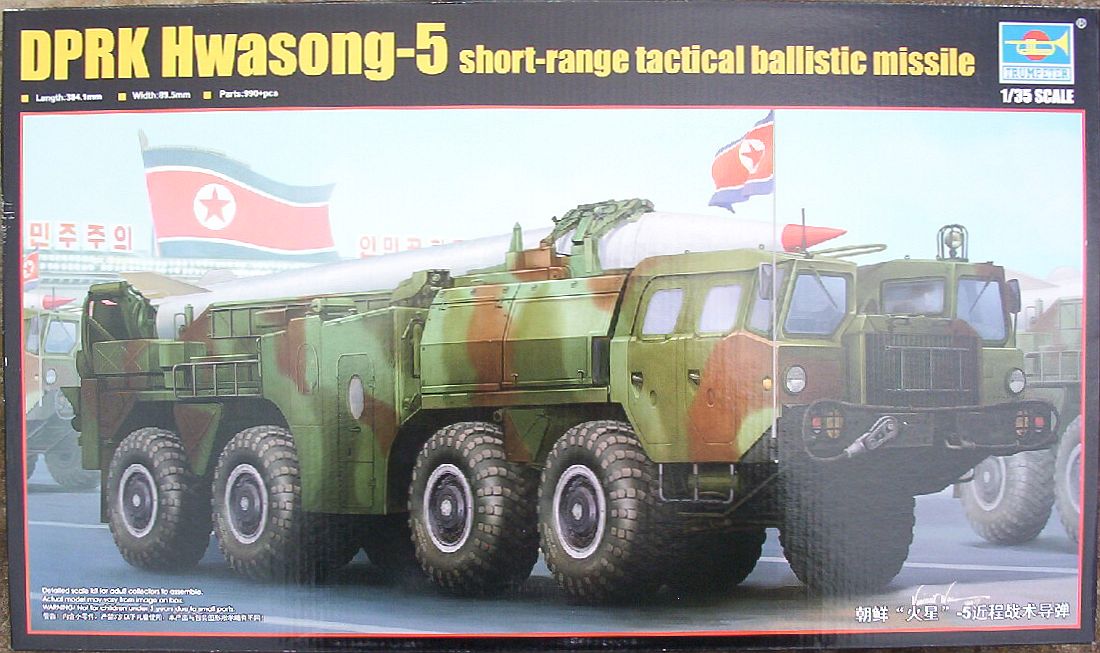 Trumpeter 35 DPRK Hwasong-5 Short Range Tactical Ballistic Missi