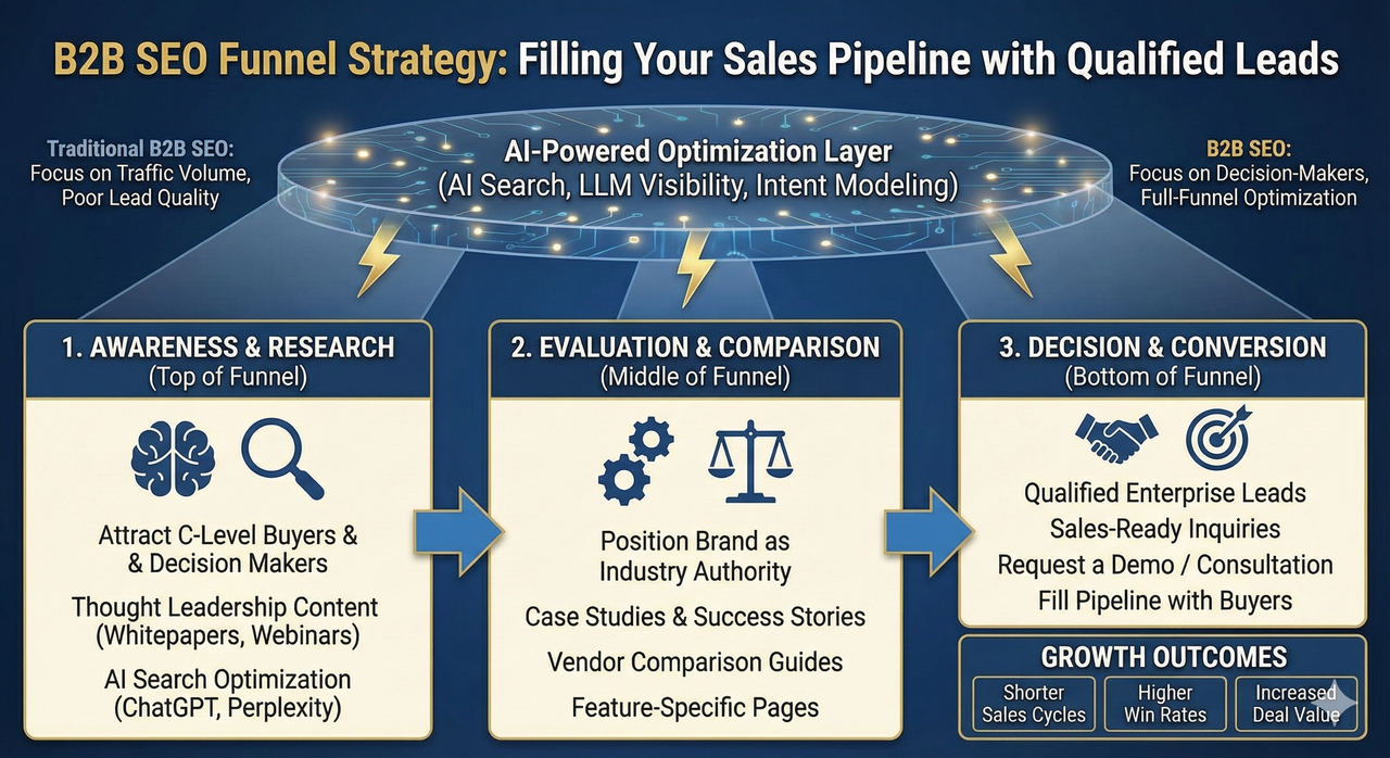 B2B Buyer Journey Map Diagram