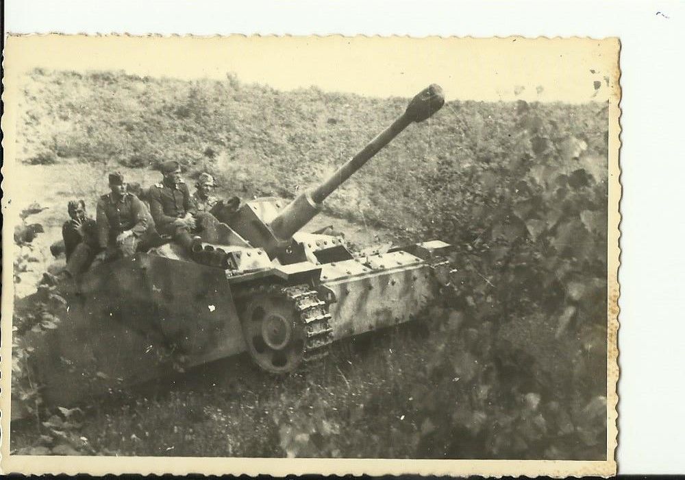 ORIGINAL FOTO TANK STURMGESCHÜTZ STUG III ODER I