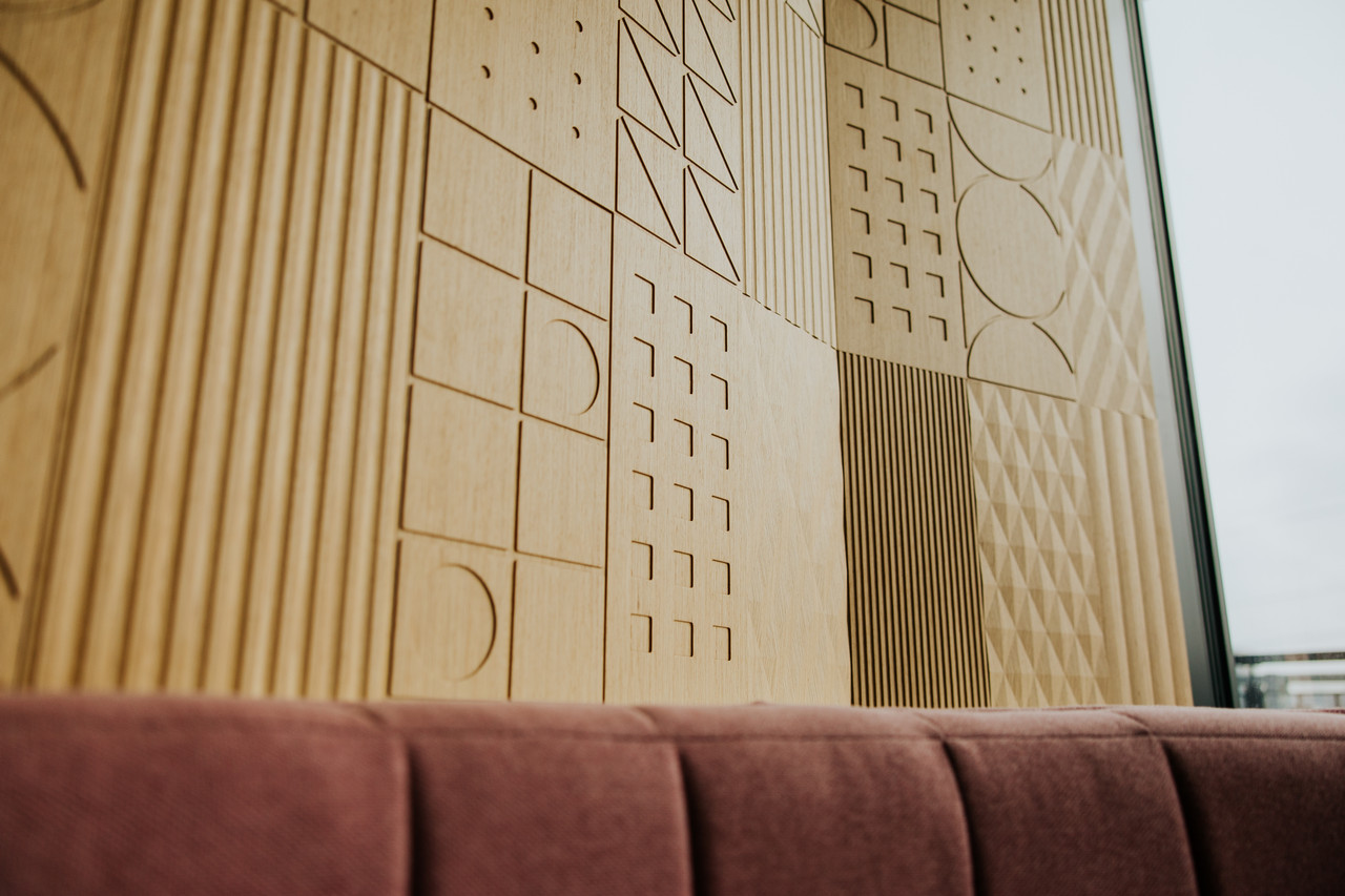 Recepcja Grano Hotel – detal realizacji