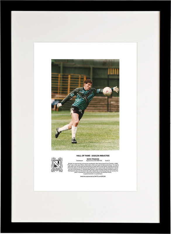 HOF Frame Mock Up Mark Prudhoe