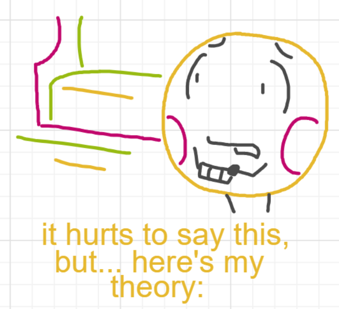 A panel from A Murder On The, episode six of the Board Boards object show by Furretwalk/WalkingFurret.