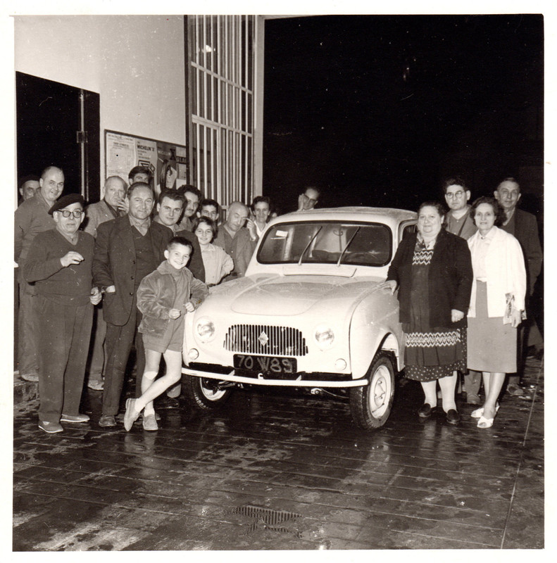 1961 10-04 18h Renault R4 présentation (4) -1961 11-04 photos Albanesi