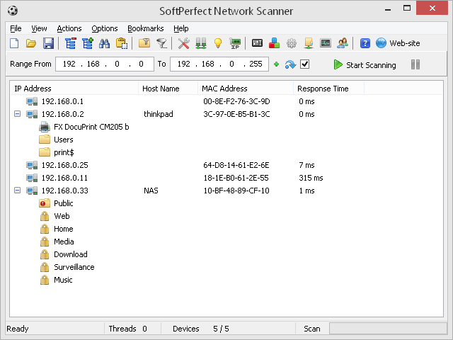 SoftPerfect Network Scanner 8.1 (x64) Multilingual