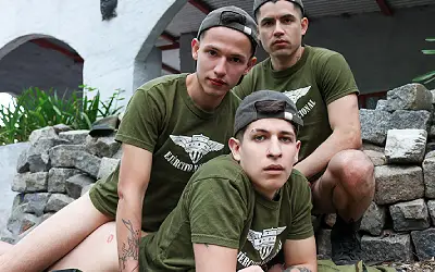Jake Lotti, Bautista Nores & Caetano Soares Need a Break to Fuck? These Military Hunks Sure Do