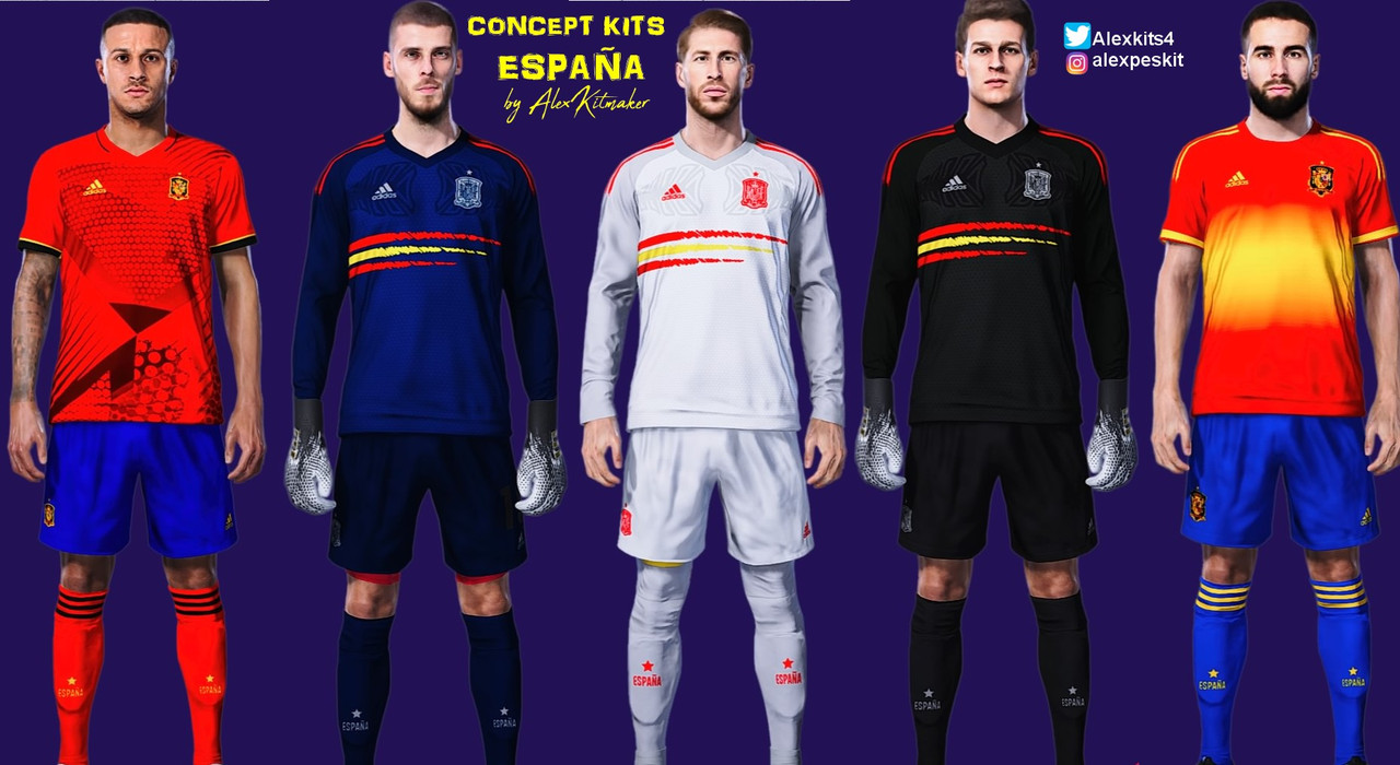 kit fantasy concept kit spain españa pes kits 3
