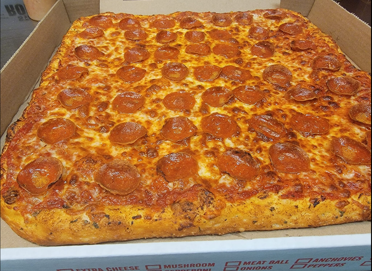 Sicilian Pepperoni Pizza