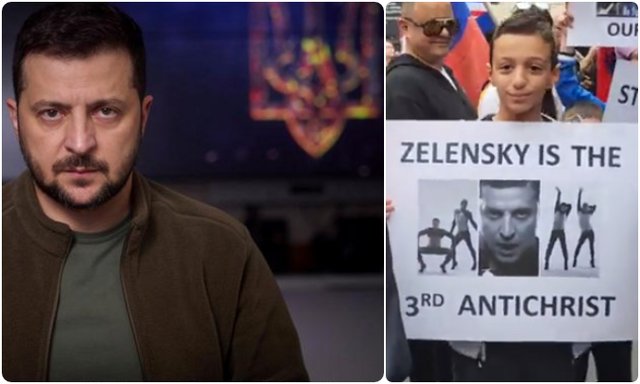 Acusan a Zelenski de ser el Tercer Anticristo Acusan a Zelenski de ser el Tercer Anticristo