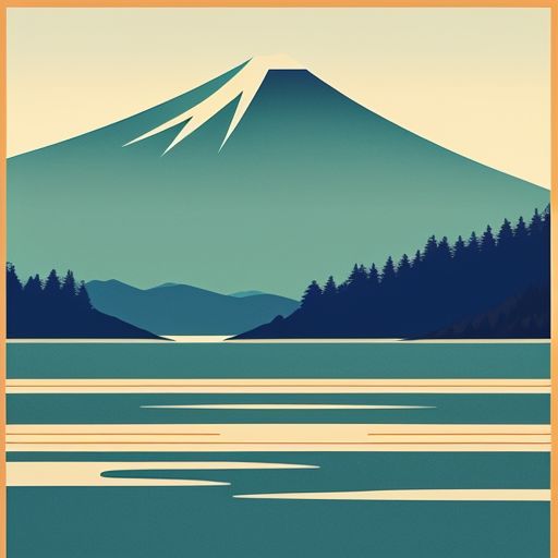Painting-of-a-lake-with-trees-14