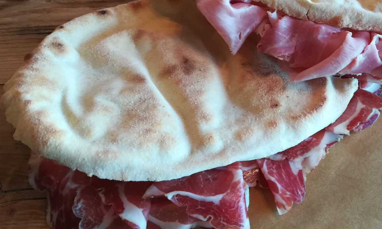 2. Coppa, crema di grana, zucchine grigliate