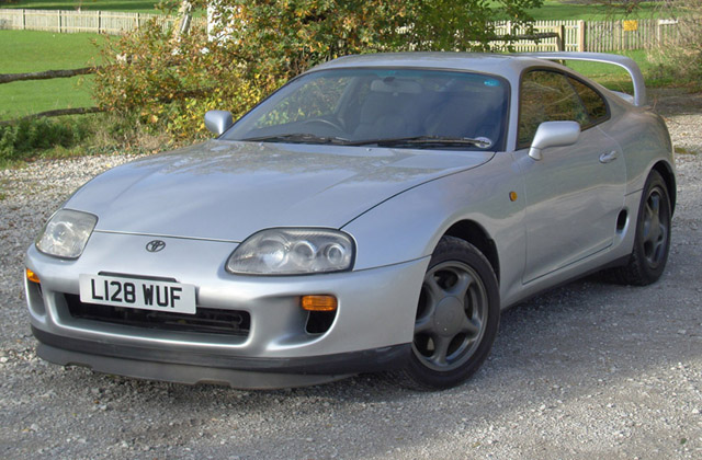 toyota supra 2002 blue