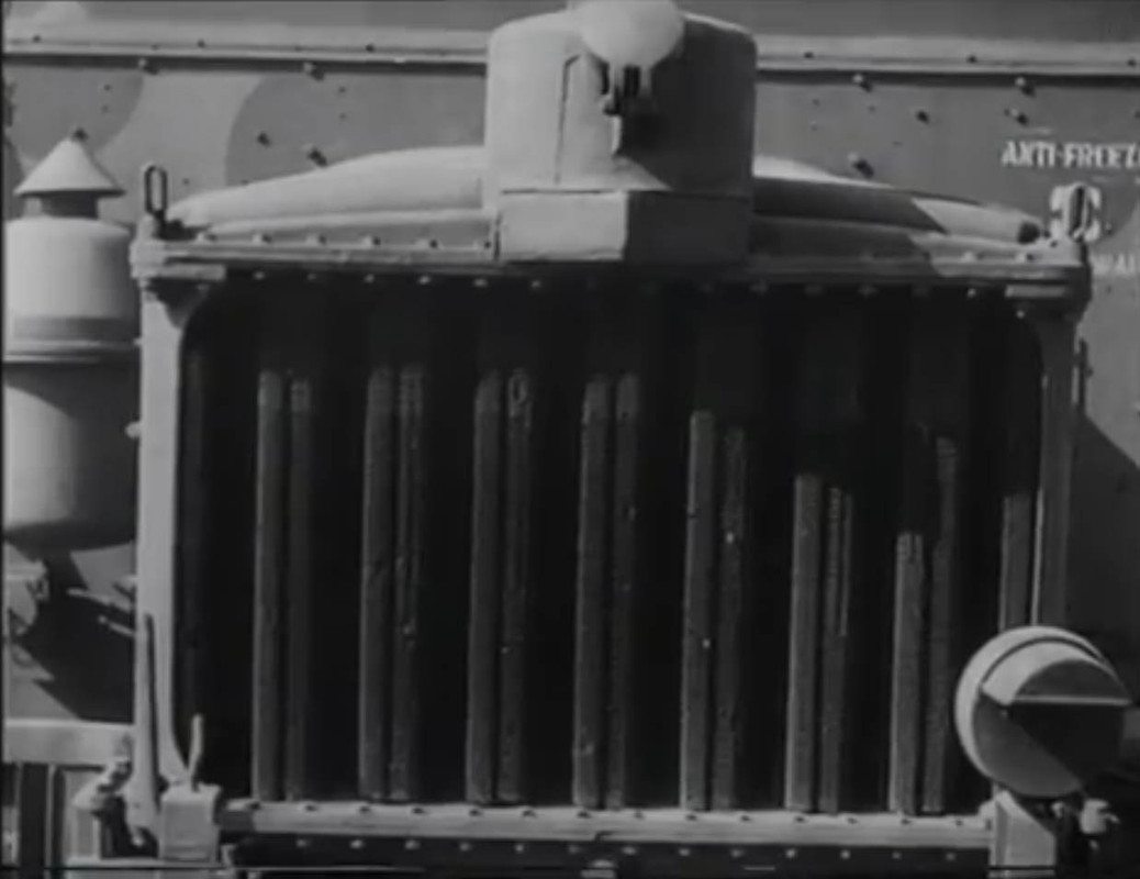 Scammel Pioneer radiator close-up