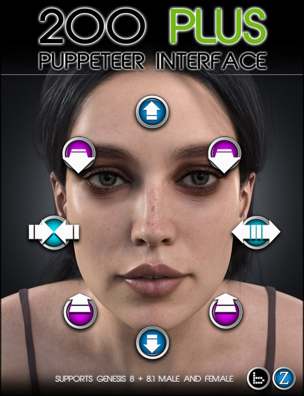 200 Plus Puppeteer Interface for Genesis 8 and 8.1 200 Plus Puppeteer Interface for Genesis 8 and 8.1