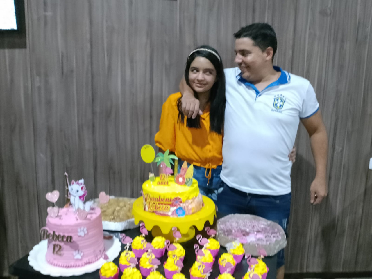 Rebeca e papai
