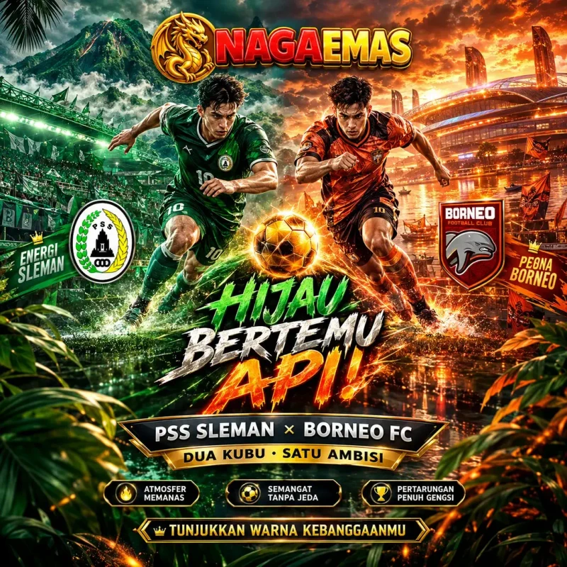 NAGAEMAS | PSS vs Borneo FC, Adu Gengsi di Maguwoharjo yang Patut Jadi Sorotan! - All The Best Design