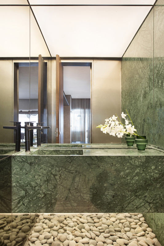 Lavabo Verde Guatemala — Arq. Ana Fiuza