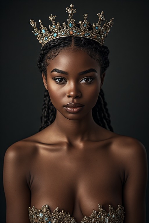 Naked-ebony-Queen-crown-sharp-(21)