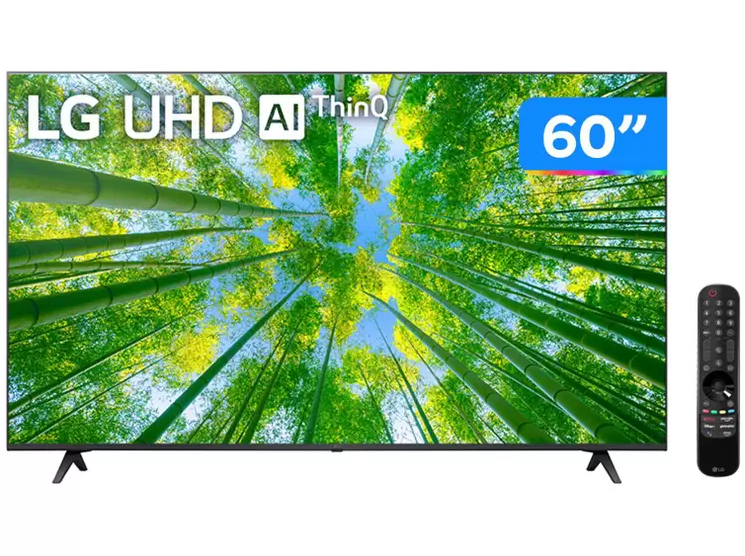 Smart TV 60 4K LED LG 60UQ8050 AI Processor