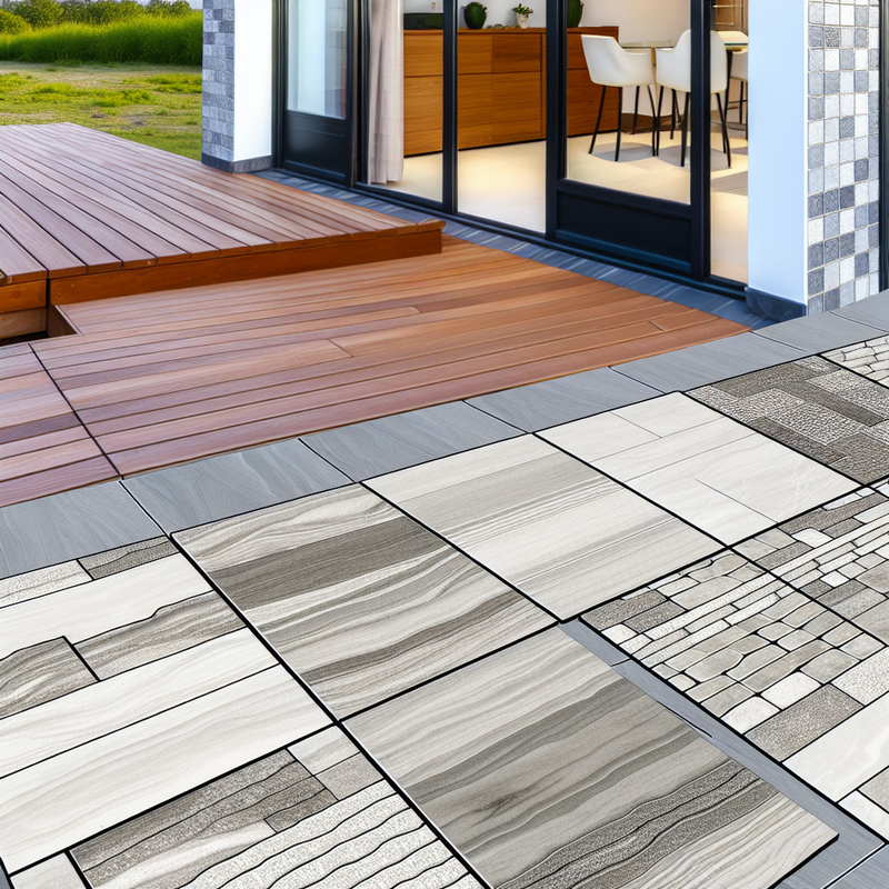 Варианты уличного керамогранита: укладка и особенности выбора, современные решения в оформлении террас и дорожек