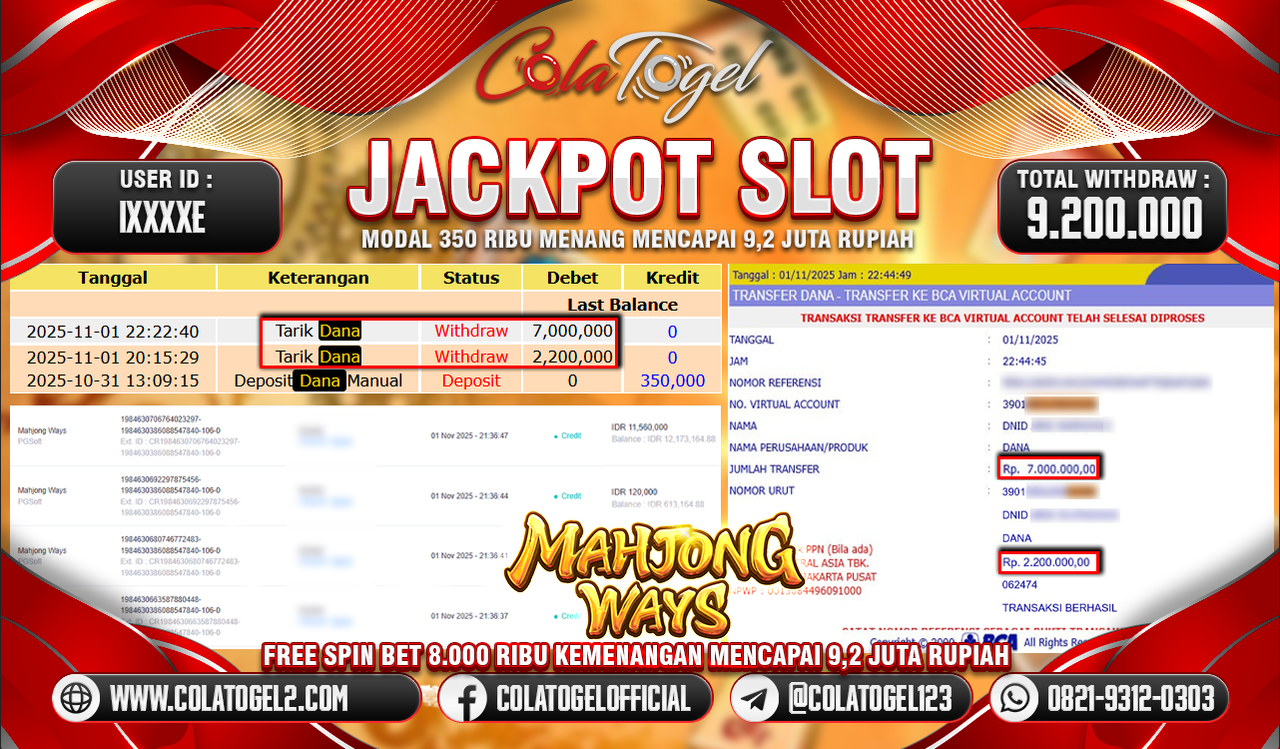 JACKPOT SLOT GACOR!!