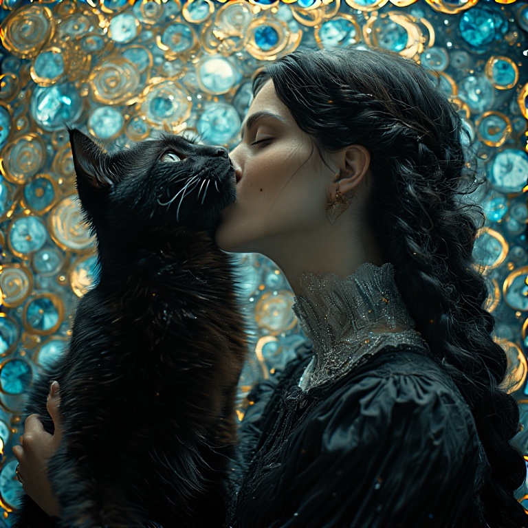 Wednesday-Addams-kissing-a-bla-10