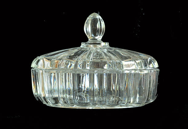 glass bowl with lid
