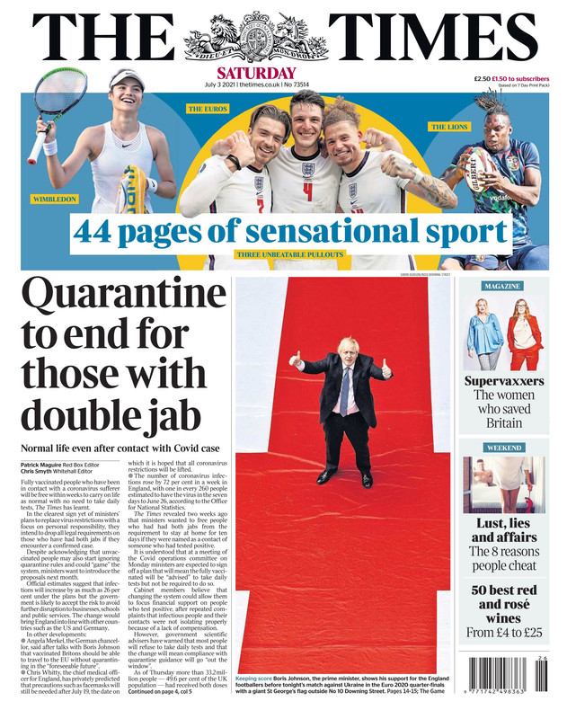 The Times - July 3, 2021 The Times - July 3, 2021