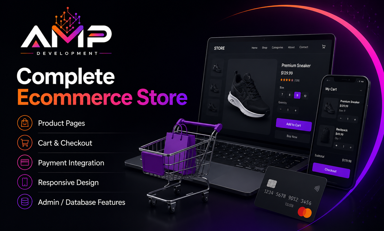 Custom Full Stack Ecommerce Store