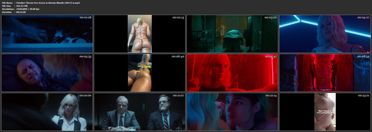 Charlize Theron Sex Scene in Atomic Blonde (2017) w.mp4