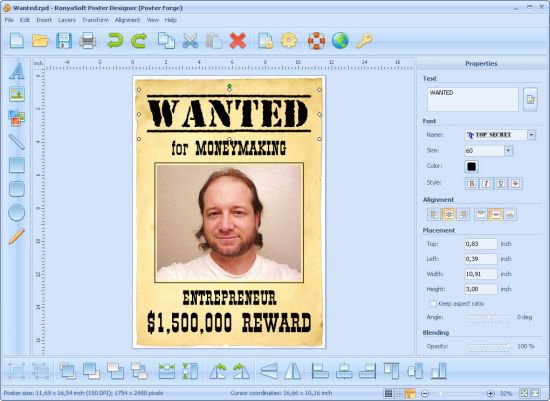 RonyaSoft Poster Designer 2.3.20 Multilingual