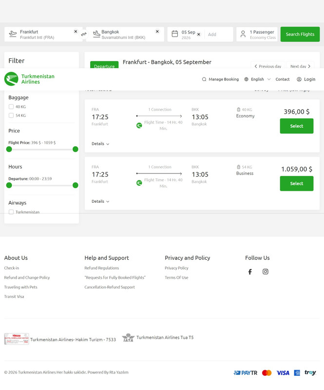 Screenshot 4 7 2026 91518 turkmenistanairlinestr com