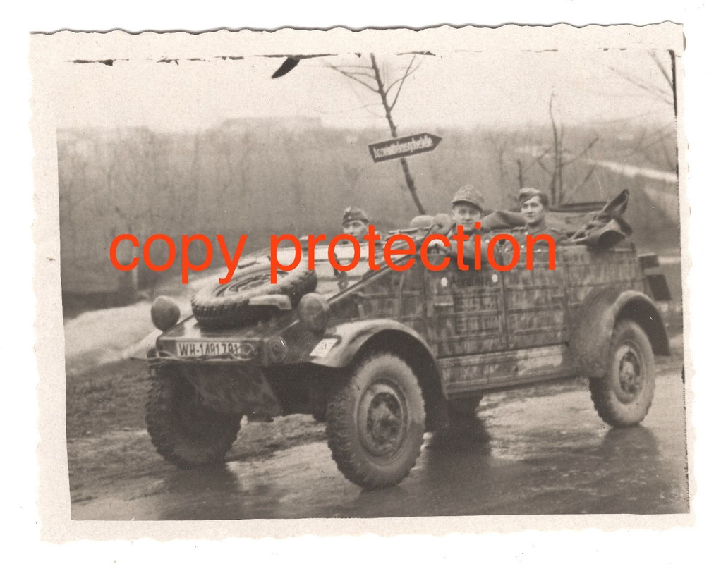 VW 82 Kübelwagen mit Tarnanstrich Italien 1944 W